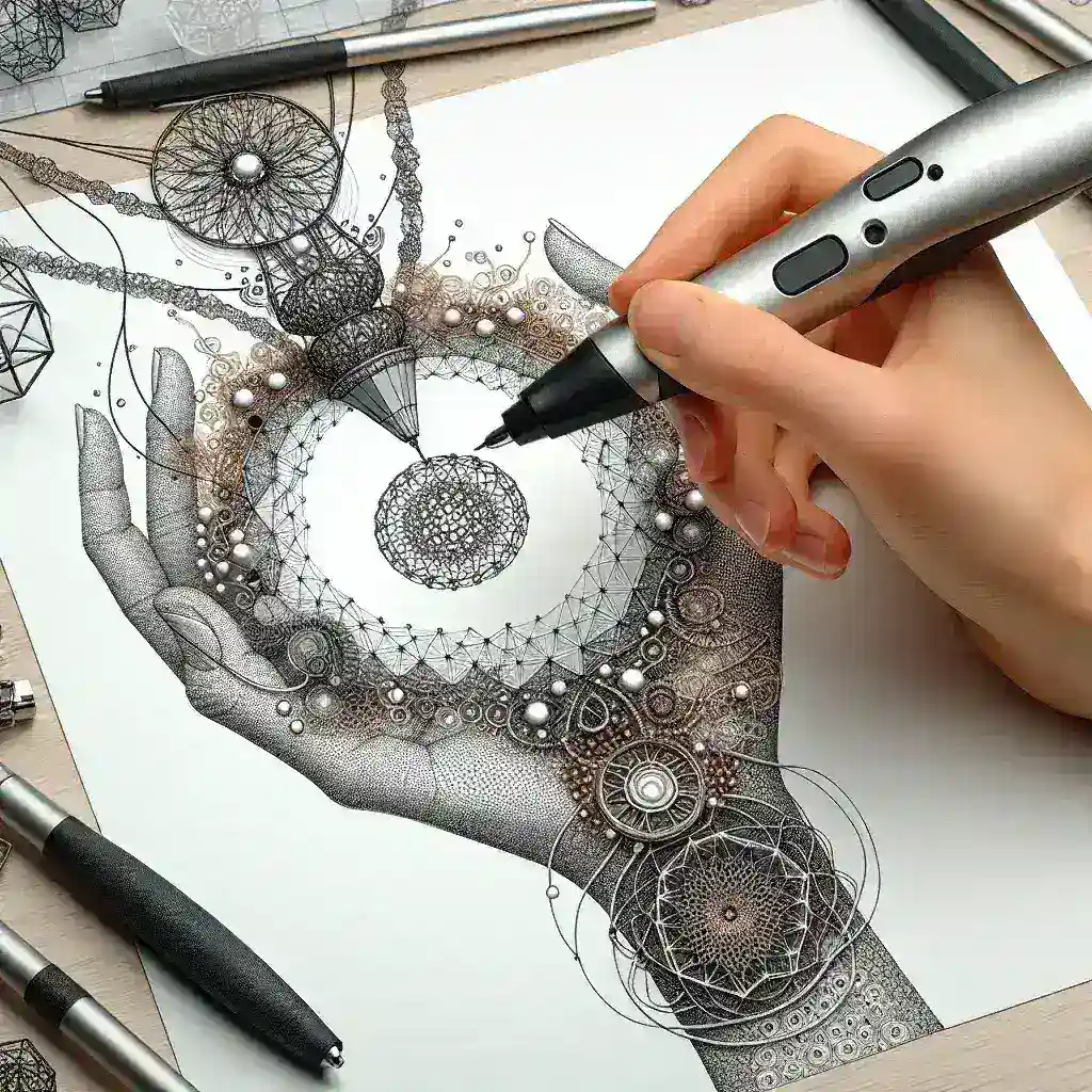 ¿Cómo dibujar diseños detallados de joyería con un bolígrafo 3D?