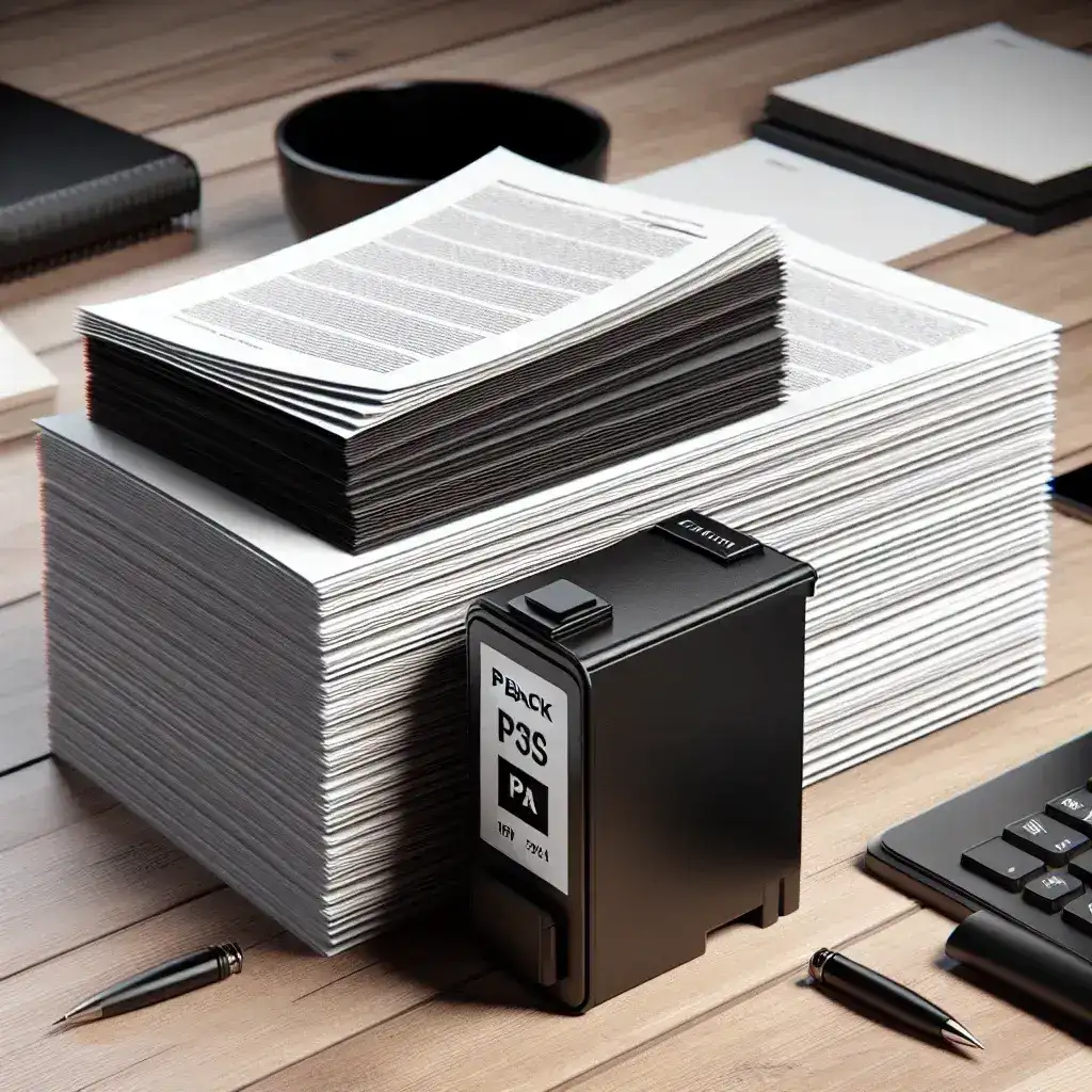 ¿Cuántas páginas puedo imprimir con un cartucho de tinta negro HP 63?